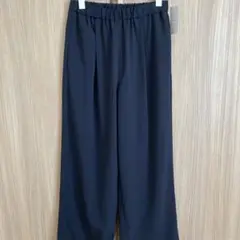新品未使用タグ付き今季FRAMeWORK ポリエステルツイルリラックスパンツ38