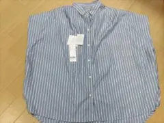 (グローバルワーク)お手入れらくらくラメポンチョシャツ