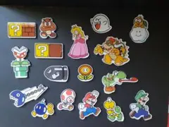 スーパーマリオ　キャラマグネッツ+付属カードセット