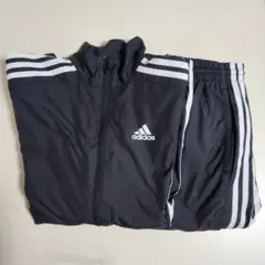 adidas ジャージ ブラック 上下セット