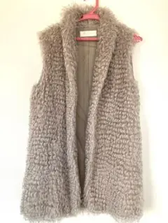 美品 ballsey フェイク ファー ベスト ジレ