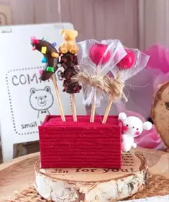 ミニチュアスイーツ しろくま夏祭りりんご飴&チョコバナナ♡