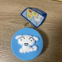 未使用　クレヨンしんちゃん　ぷっくりシリコンミニポーチ　シロ　ラスト
