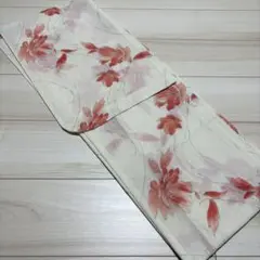 洗える着物 小紋 単衣 変わり花唐草紋様