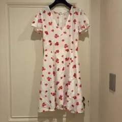 GAP 花柄 半袖 ひざ丈ワンピース