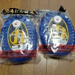BEAMS大型湯たんぽ 青色 2個セット 日本製