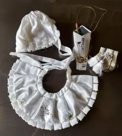 お宮参り　男の子　スタイ　セット　お宮参り　よだれかけ　帽子　お守り