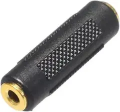 3極 3.5mm メス 3.5mm メス 中継 アダプタ ステレオ E649