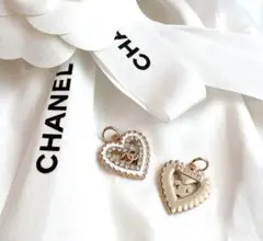 CHANEL シャネル ヴィンテージ チャーム ２個　ハート