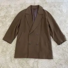 【カシミヤ100%】チェスターコート ダブル ヴィンテージ 大きいサイズ