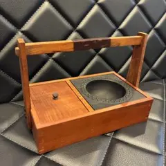 WOODWARE-KS 煙草　小物入れ　鉄製灰皿　ビンテージ　昭和レトロ