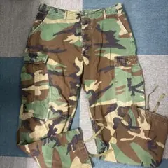 迷彩 STEVENS カーゴパンツ　W35 189