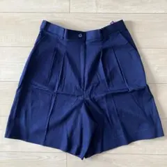 【新品・未使用】レディース　キュロット　紺