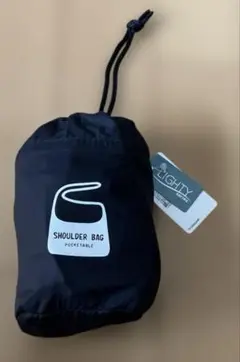 パッカブルショルダーバッグ ブラック
