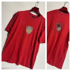 90'sNo jokeノージョークUSA製SPIT FIRE強制執行Tシャツ赤L