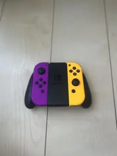 Nintendo Switch コントローラー 紫黄色