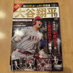 祝MVP・ホームラン王記念 大谷翔平特集 ベースボールヒーローBOOK