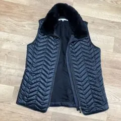MARKu0026LONA ダブルジップ ファー付きベスト