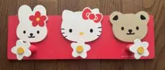 ハローキティ木製キャラクターウッドフック 1999年製　激レア品