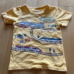 新幹線イラスト Tシャツ 110cm