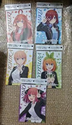 五等分の花嫁 サントリー A5ノート5枚セット