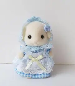 バブーシュカ＊フローラうさぎの女の子＊シルバニア＊着せかえ