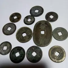 天保通貨 高津銭 不知銭 寛永通宝