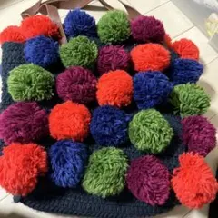 ベネトン ポンポンバッグ