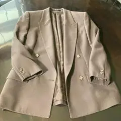 DAKS ベージュ テーラードジャケット