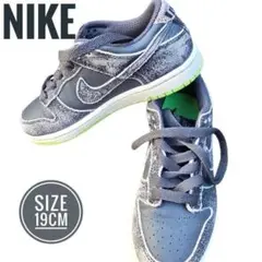 ナイキ NIKE 子供 キッズ スニーカー グレー 19cm