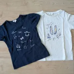 女の子 サンカンシオン 半袖 シャツ 2枚セット