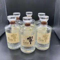 サントリー 響 17年 空瓶1本 響12年 空瓶5本 合計6本セット
