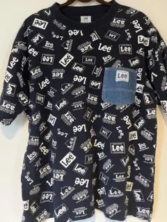Lee CIAOPANIC TYPY 総ロゴ柄　半袖Tシャツ　Lサイズ