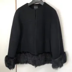 yokochan ヨーコチャン ファー付きコート 美品