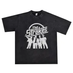 THE STROKES ザ・ストロークス ヴィンテージ加工 Tシャツ 半袖 XL