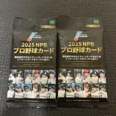 2025 NPB プロ野球カード 2パック