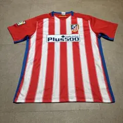 アトレティコマドリード　ユニフォーム　ゲームシャツ　サッカー　赤　青　2XL