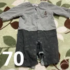 匿名発送❣️ ロンパース　恐竜　70センチ