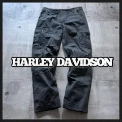 希少 HARLEY DAVIDSON カーゴパンツ 3D マルチポケット y2k 希少 HARLEY DAVIDSON カーゴパンツ 3D マルチポケット y2k