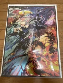 一番くじ　鬼滅の刃　D賞ビッグメタリックアートシート