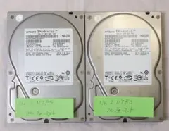 Hitachi Deskstar 500GB 内蔵型HDD 2台セット