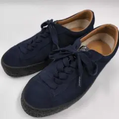 美品【Last Resort AB】キャンバススニーカー 25.5 ネイビー