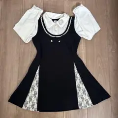 axes femme kids ワンピース シック ブラック 130サイズ
