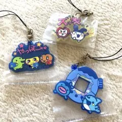 たまごっち 一番くじ F賞 きらきらラバーチャーム　３点セット