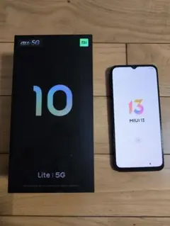 Xiaomi 10 Lite 5G 128GB コズミックグレー カバー付き