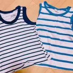 ボーダー　タンクトップ　2枚