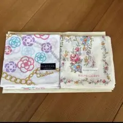 新品　クレイサス　ラルフローレン　ハンカチ　２枚セット 花柄