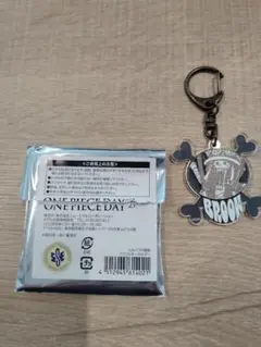 ワンピースデイ アクリルキーホルダー ブルック エルバフ 特典 バッジ くじ
