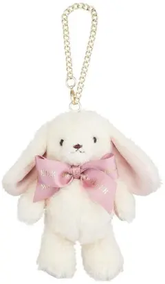 メゾンドフルール　ウサギのぬいぐるみチャーム　ツインズたれ耳うさぎチャーム