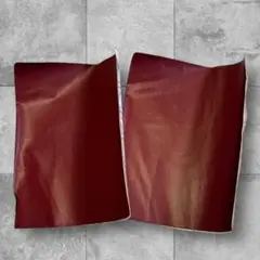 合皮補修シート20×28cm 2個セット ソファー補修テープ ワインレッド